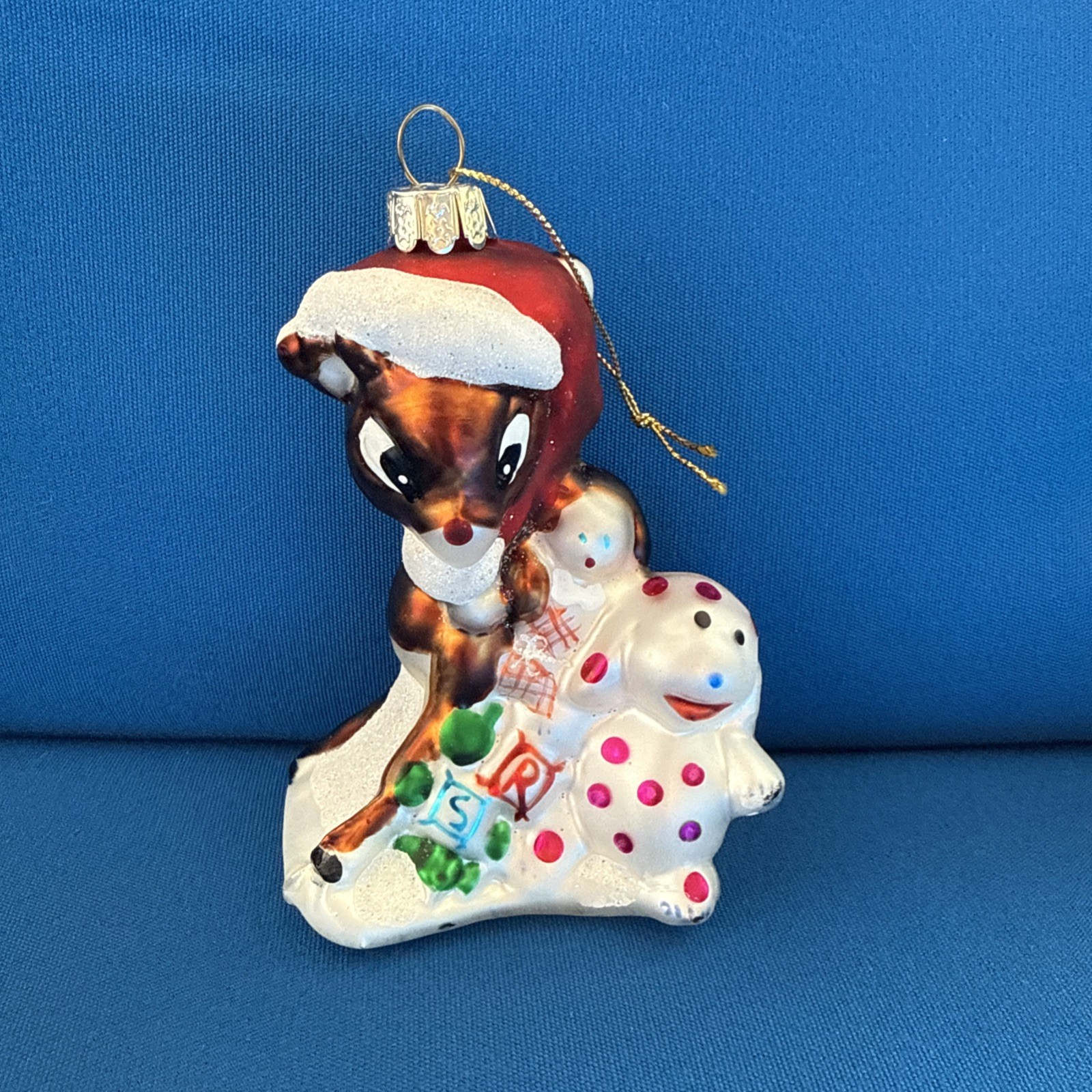 Kurt S. Adler Rudolph Island of Misfit Toys Glass Christmas Ornament FREE SHIP