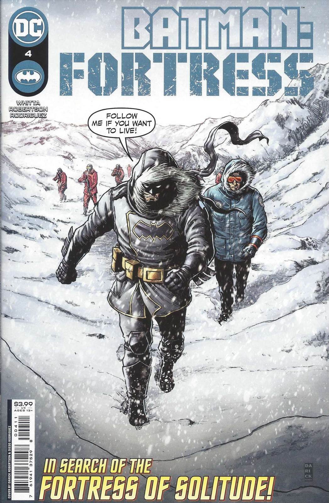 Batman: Fortress #4 VF/NM; DC | Darick Robertson – w/Bag+Board
