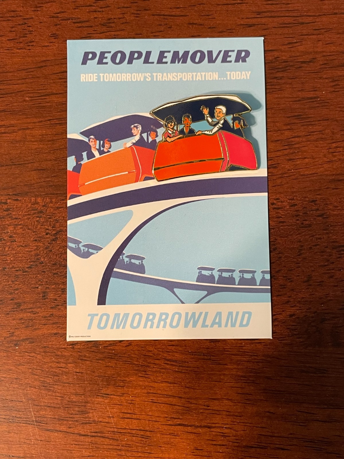 Disney WDI Peoplemover Disneyland Tomorrowland Pin LE 300 RARE