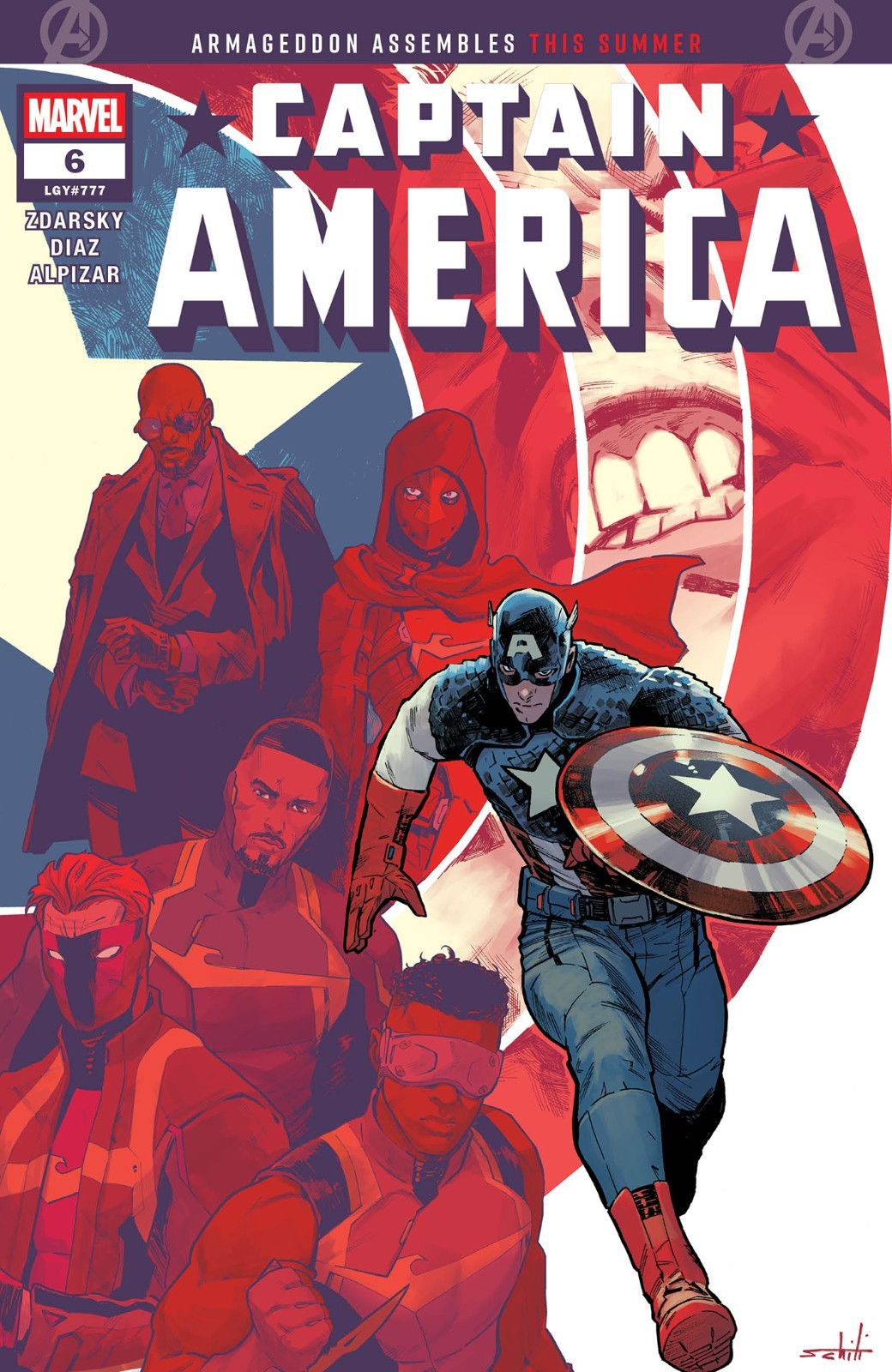 Captain America #6 Main Cover Ben Harvey PRESALE 1/21/26