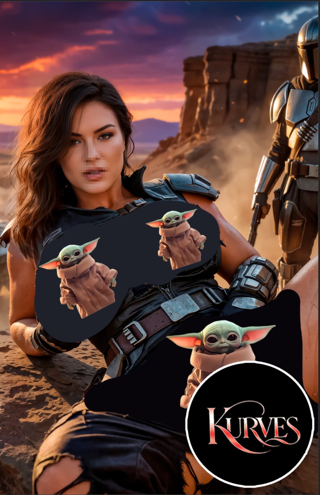 CARA DUNE COSPLAY SW | VIRGIN NOTI | SINGLE COVER EDITION | KURVES COMICS
