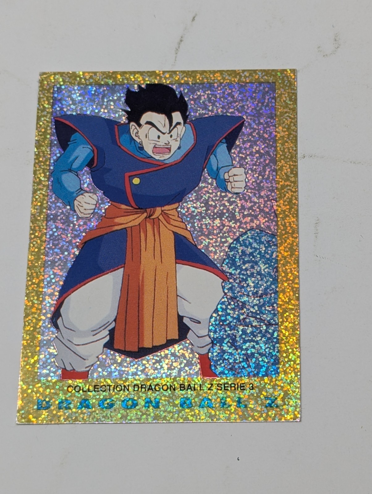 Dragon Ball Z Serie 3 Son Gohan #93 Holo Prizm 1989 Toei Bird Studio Spanish