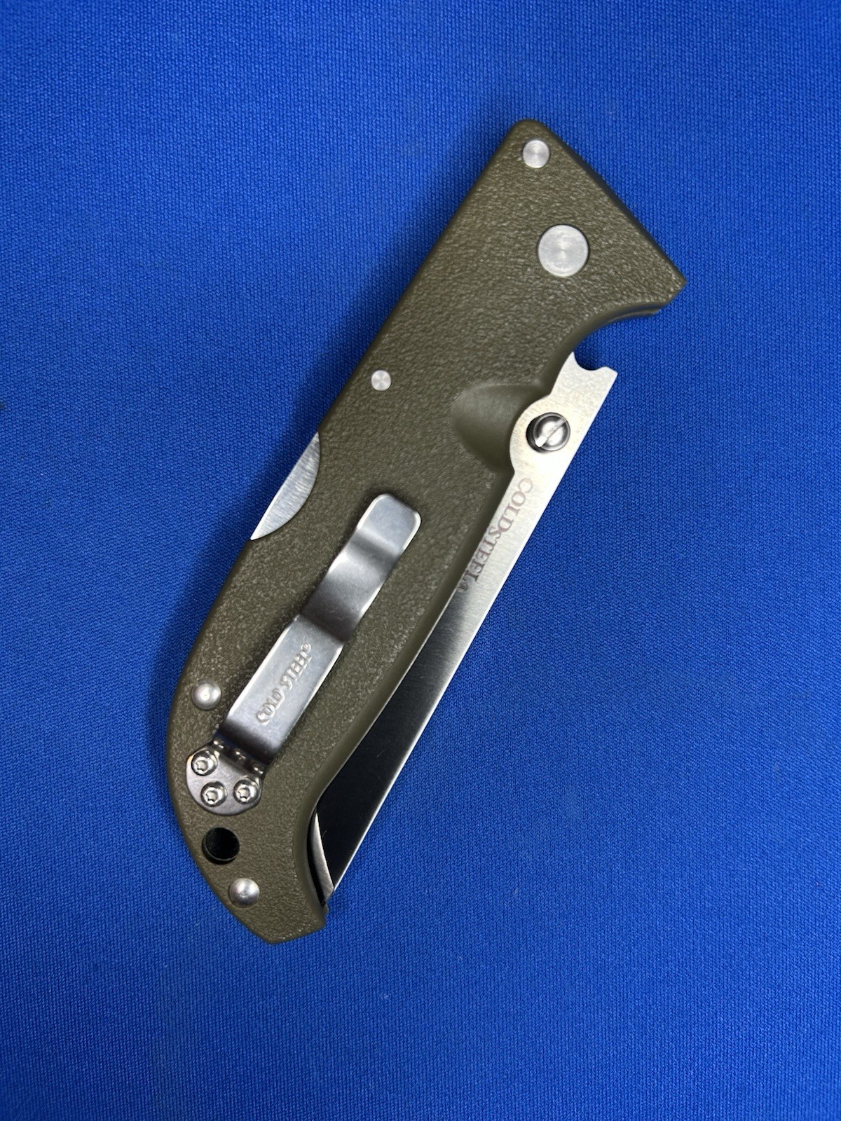 COLD STEEL Finn Wolf Tri-Ad Lock Knife AUS8A Scandi EDC/Outdoor