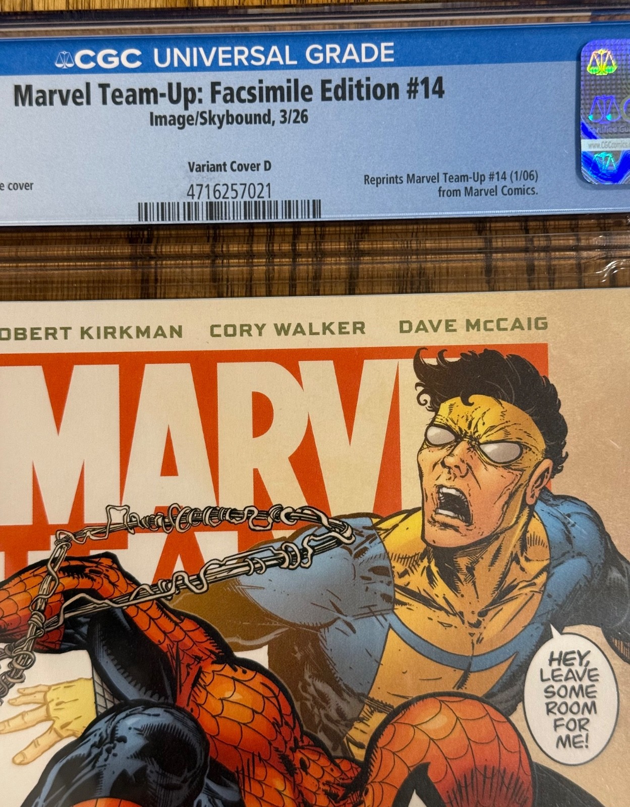 Marvel Team-Up: Facsimile Edition #14 CGC 9.9 Mint McFarlane Cover
