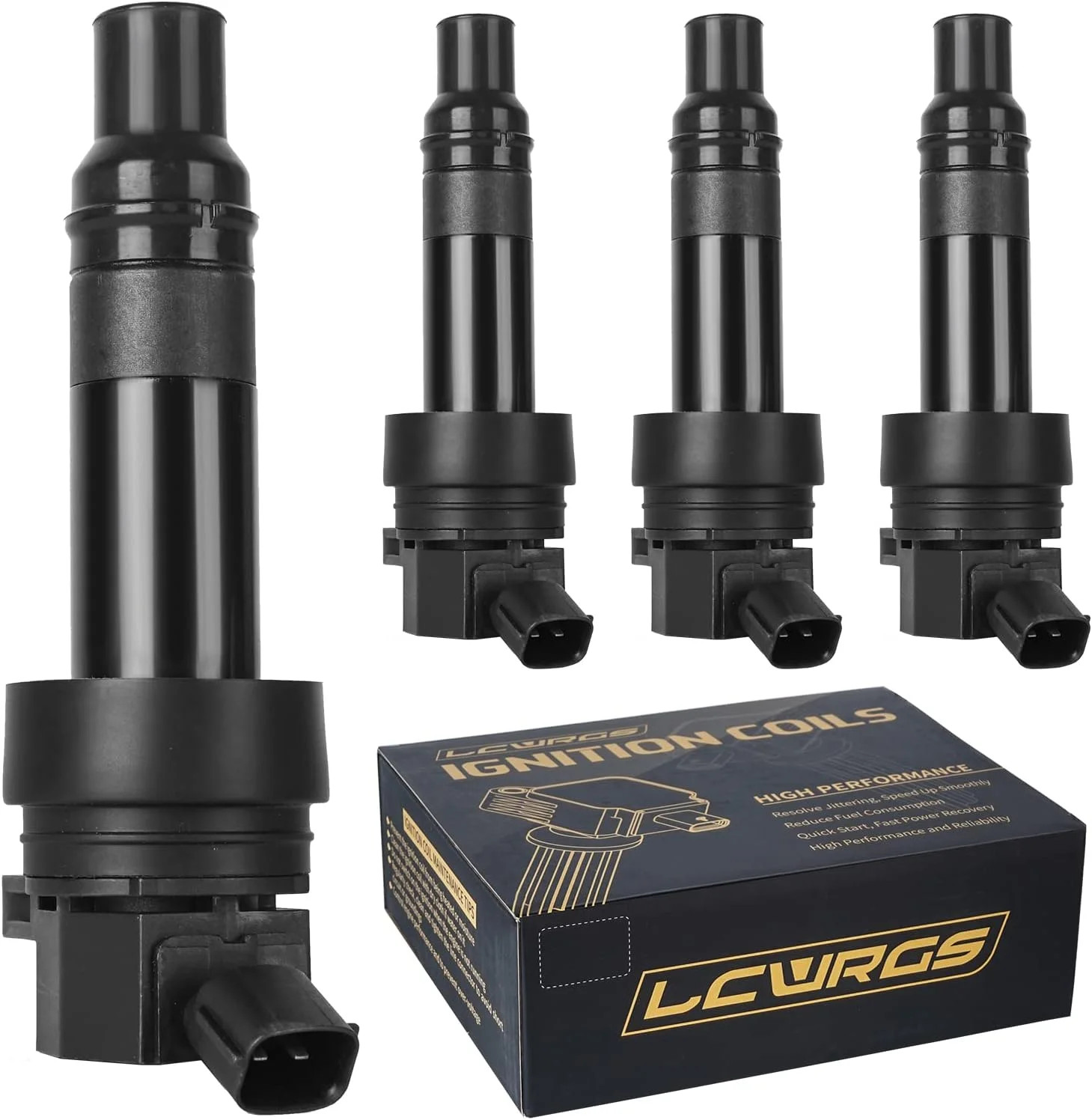 Ignition Coil Packs of 4 Fits for L4 1.6L 2012 2013 2014 2015 2016 2017 Kia Rio
