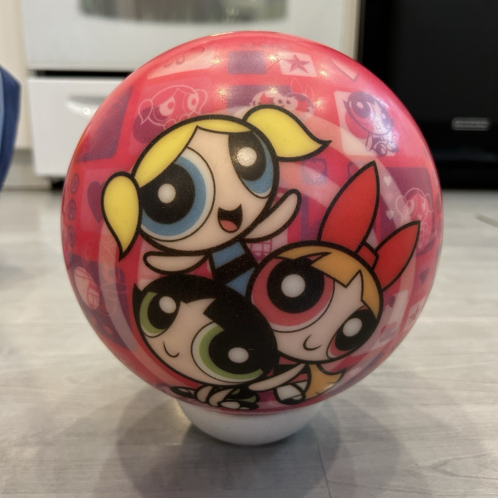 Vintage 2002 Cartoon Network Powerpuff Girls Bowling Ball Bag Kids Set Retro