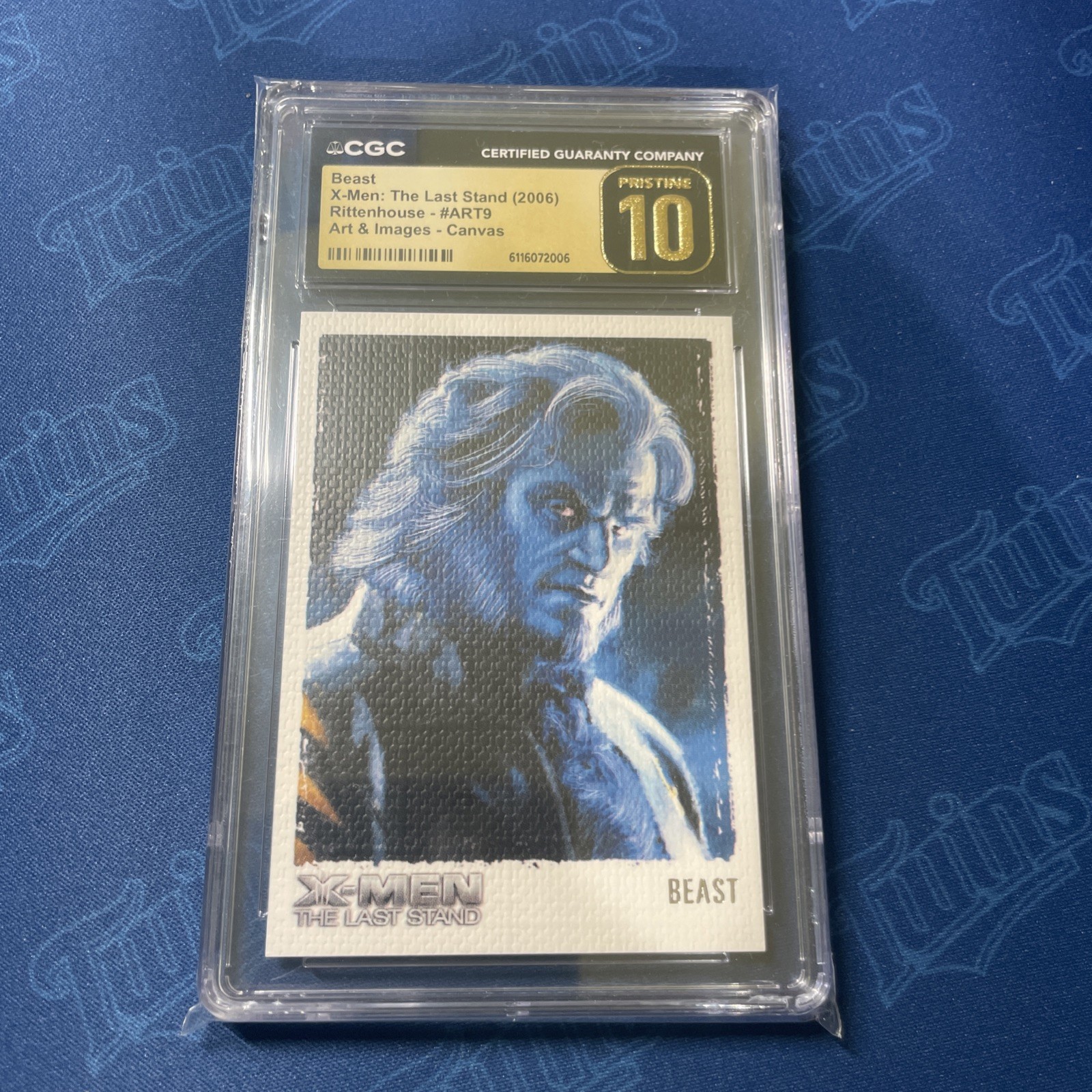 CGC 10 Pristine 2006 X-Men 3 The Last Stand Beast Avengers Doomsday Art 9 Canvas