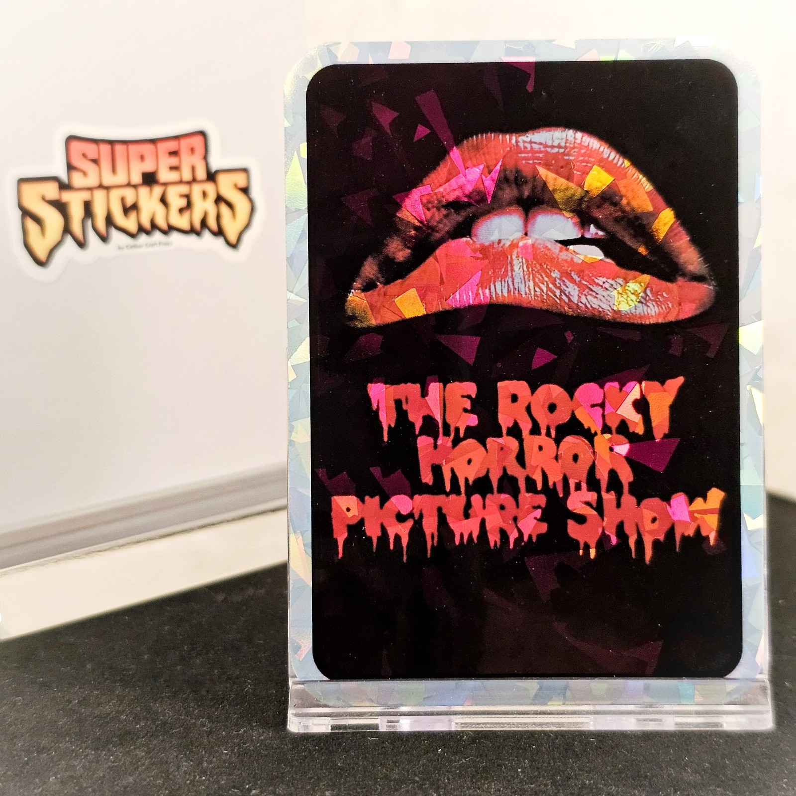 Vending Machine Prism Super Stickers 80s 90s Vtg Style Horror Foil Card Series 1