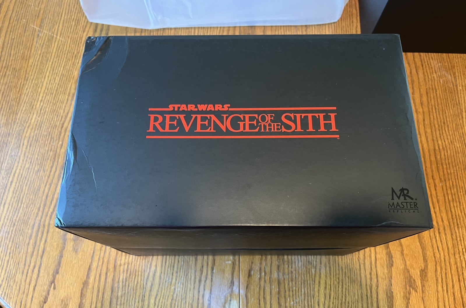 Master Replicas Star Wars Darth Sidious ROTS Lightsaber +WORLDWIDE PLAQUE SW-132