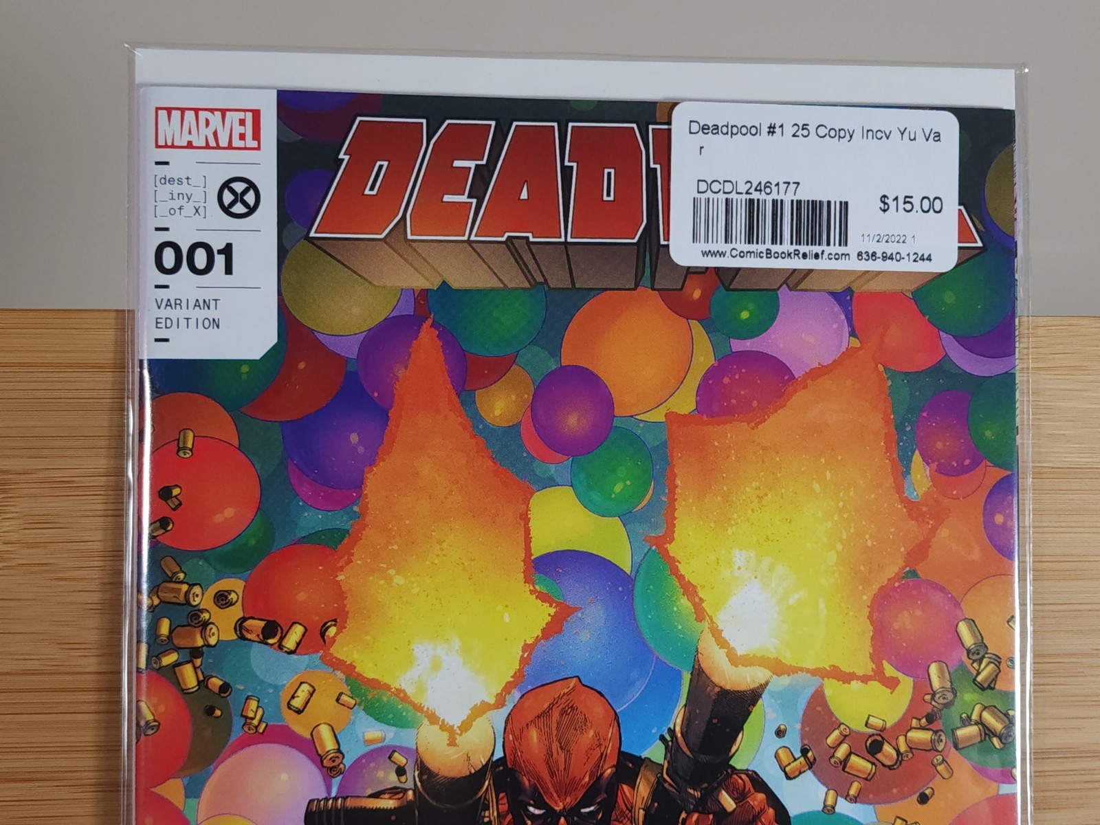 2022 Marvel Comics DEADPOOL #1 Leinil Francis Yu 1:25 Variant Cover 9.6/NM+