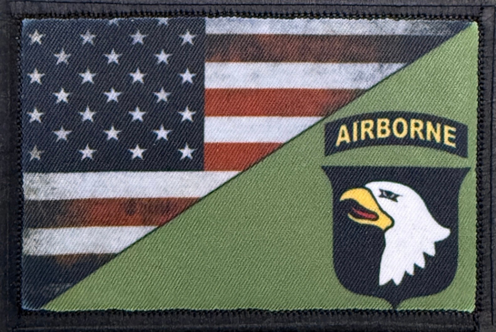 Front Toward Enemy Claymore Morale Patch Tactical Military Army Badge Hook Flag
