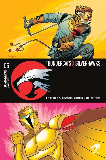 PREORDER: THUNDERCATS X SILVERHAWKS #5 CVR A DECLAN SHALVEY