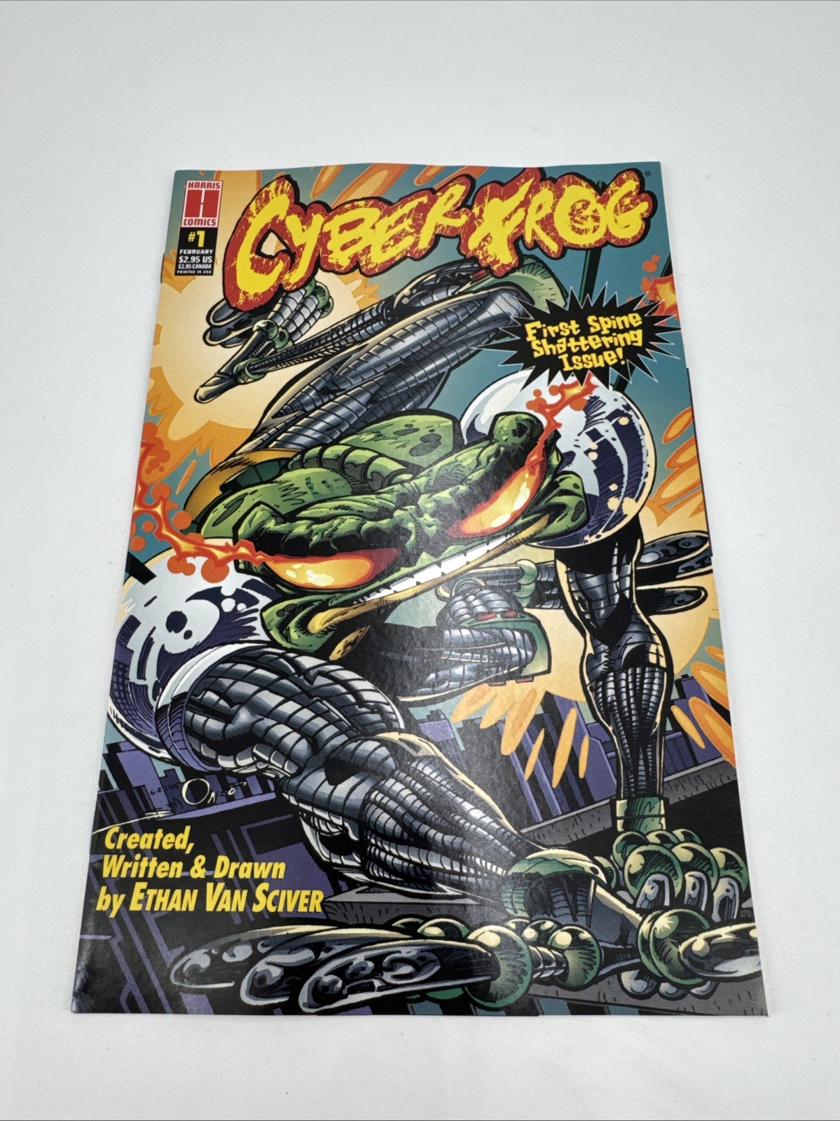 Cyberfrog #1 1996 Harris Comics Comic Book VF Condition, Fast Shipping.