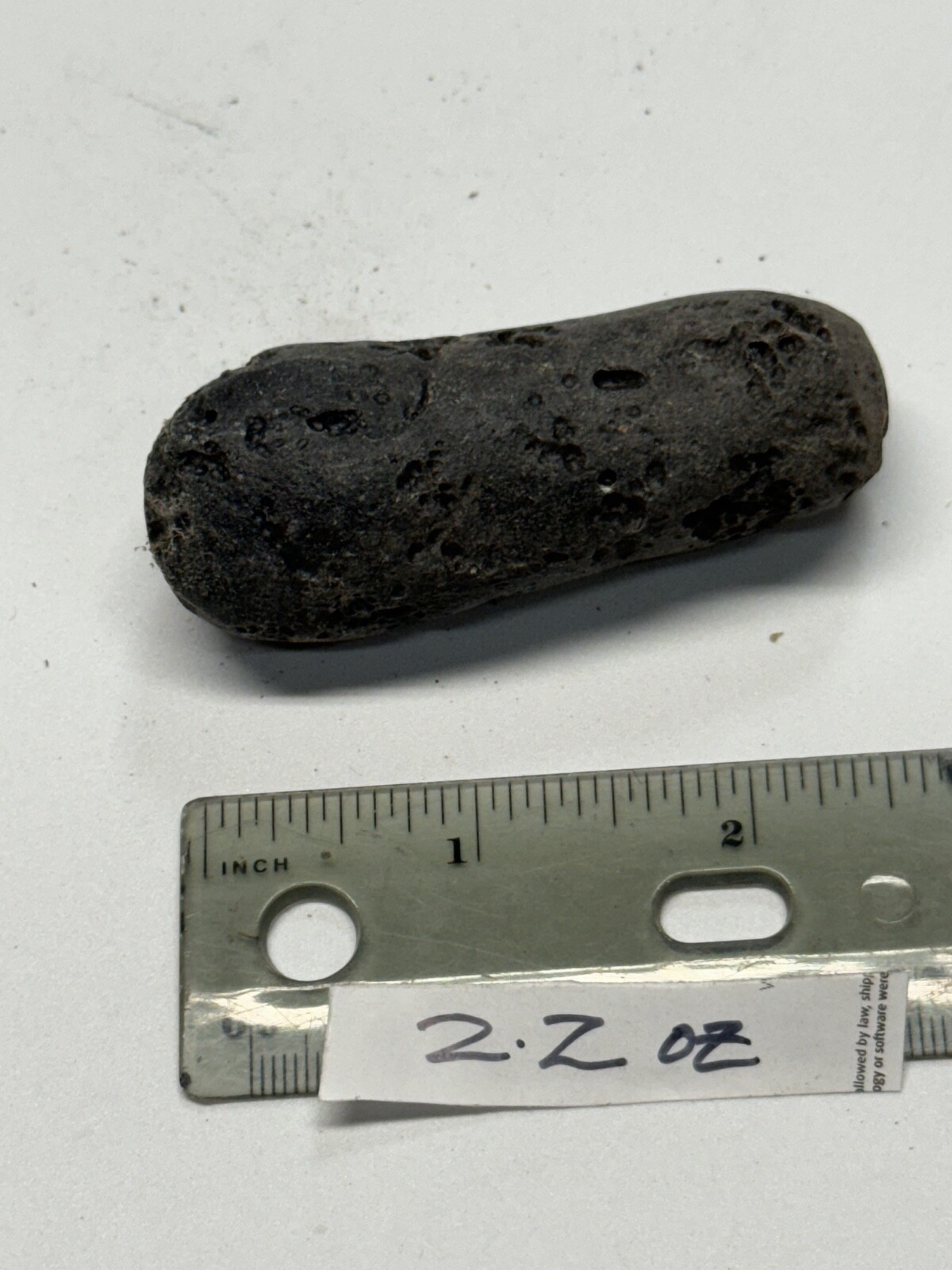 Tektite 2.2 oz Black Meteorite Large