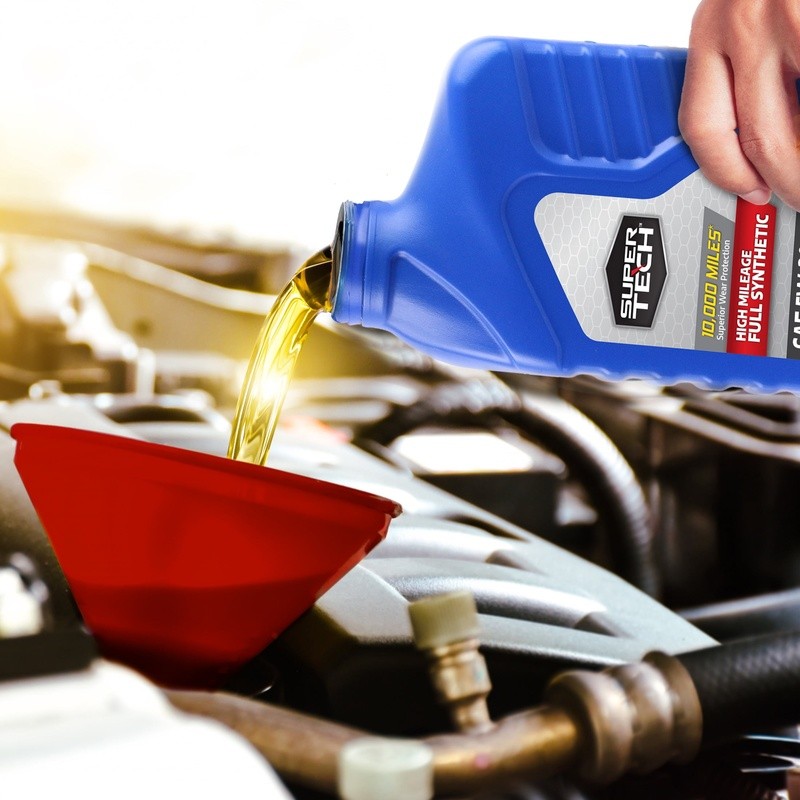 High Mileage Full Synthetic Motor Oil 5W20 10000 Mile Protection 1 Quart New