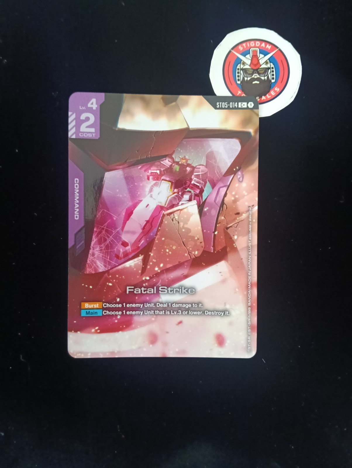 Gundam Tcg St05-014 Fatal Strike C+ St07 Alternative Art