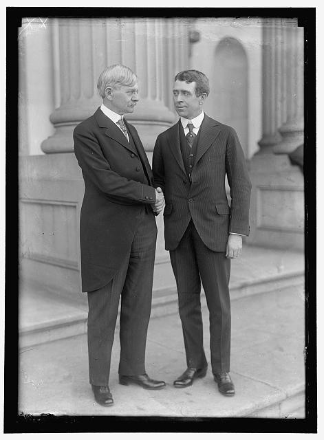 Photo:Thomas Riley Marshall Ewing Mitchell 1916 handshake portrait Indiana