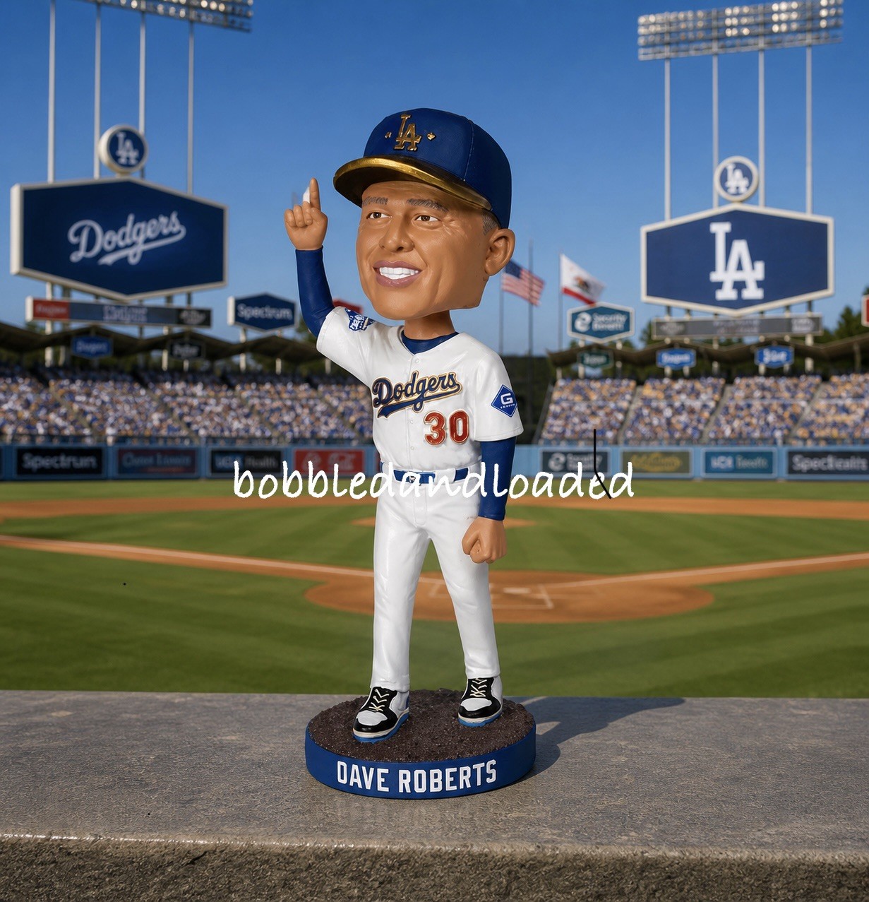 🏆🧢 Dave Roberts Dodgers Bobblehead 5/25/26 World Champions🧢🏆