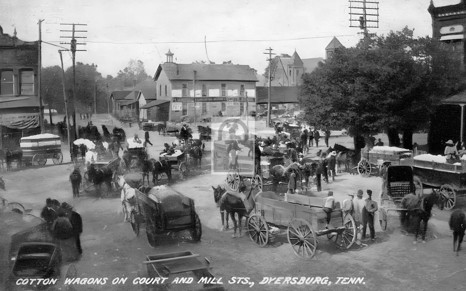 Street View Covered Wagons Dyersburg Tennessee TN – Reprint