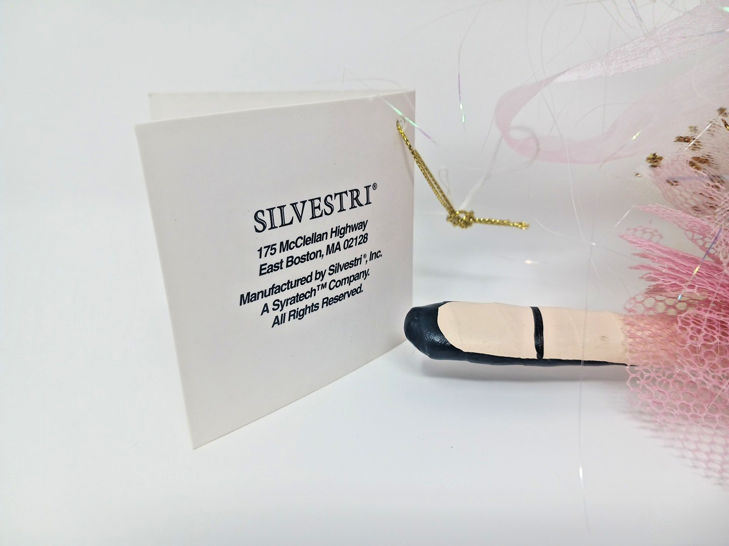 Silvestri Ruby Lips Studio Ballerina Dancer Ornament Figure I Feel Pretty Whimsy