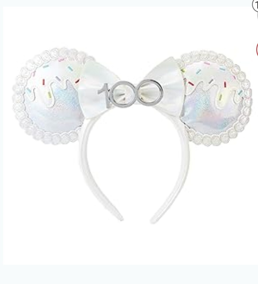 Disney 100 Celebration Cake Minnie Ears Headband