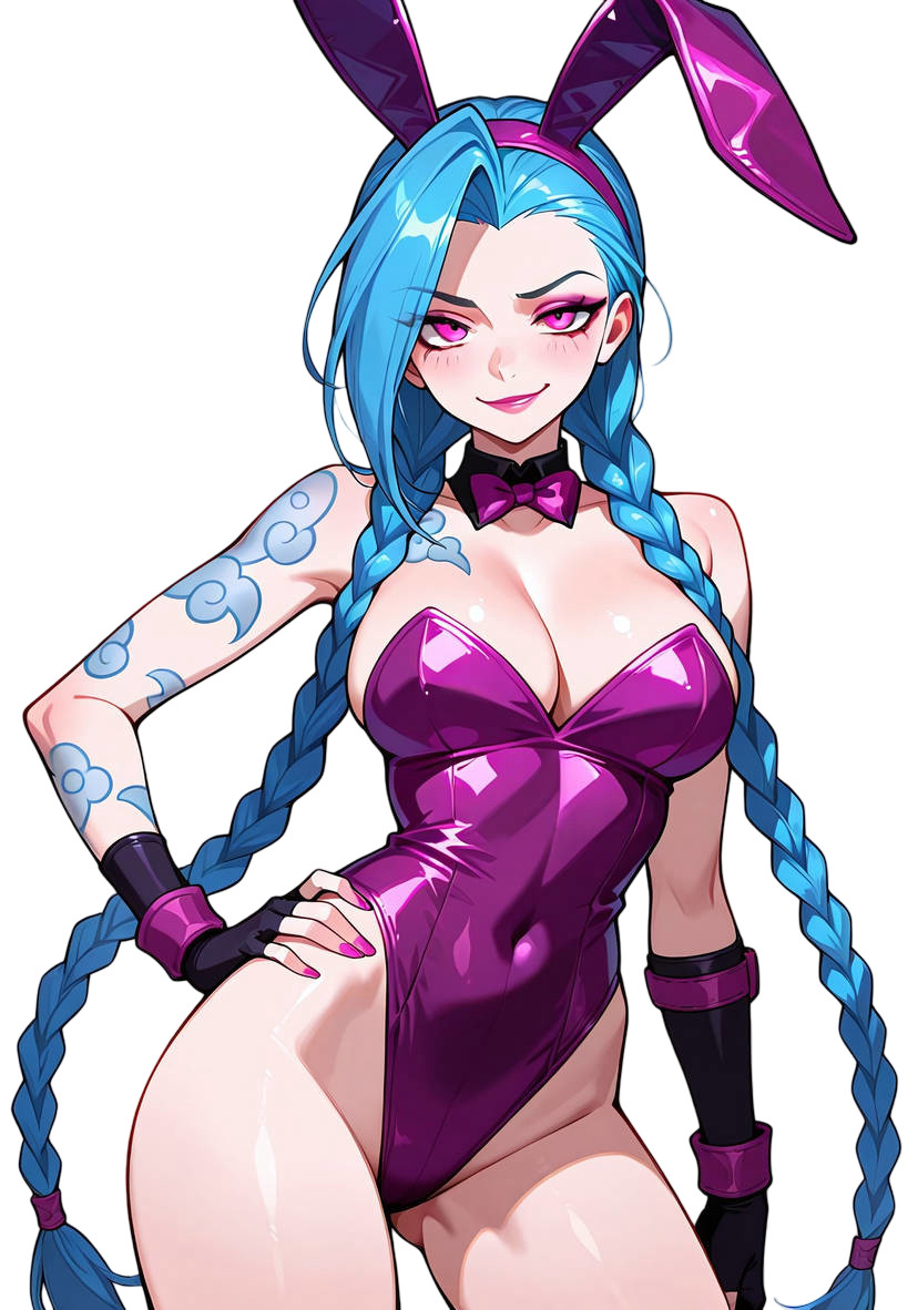 Jinx Arcane Waifu Weatherproof Anime Sticker 6″ Car Decal