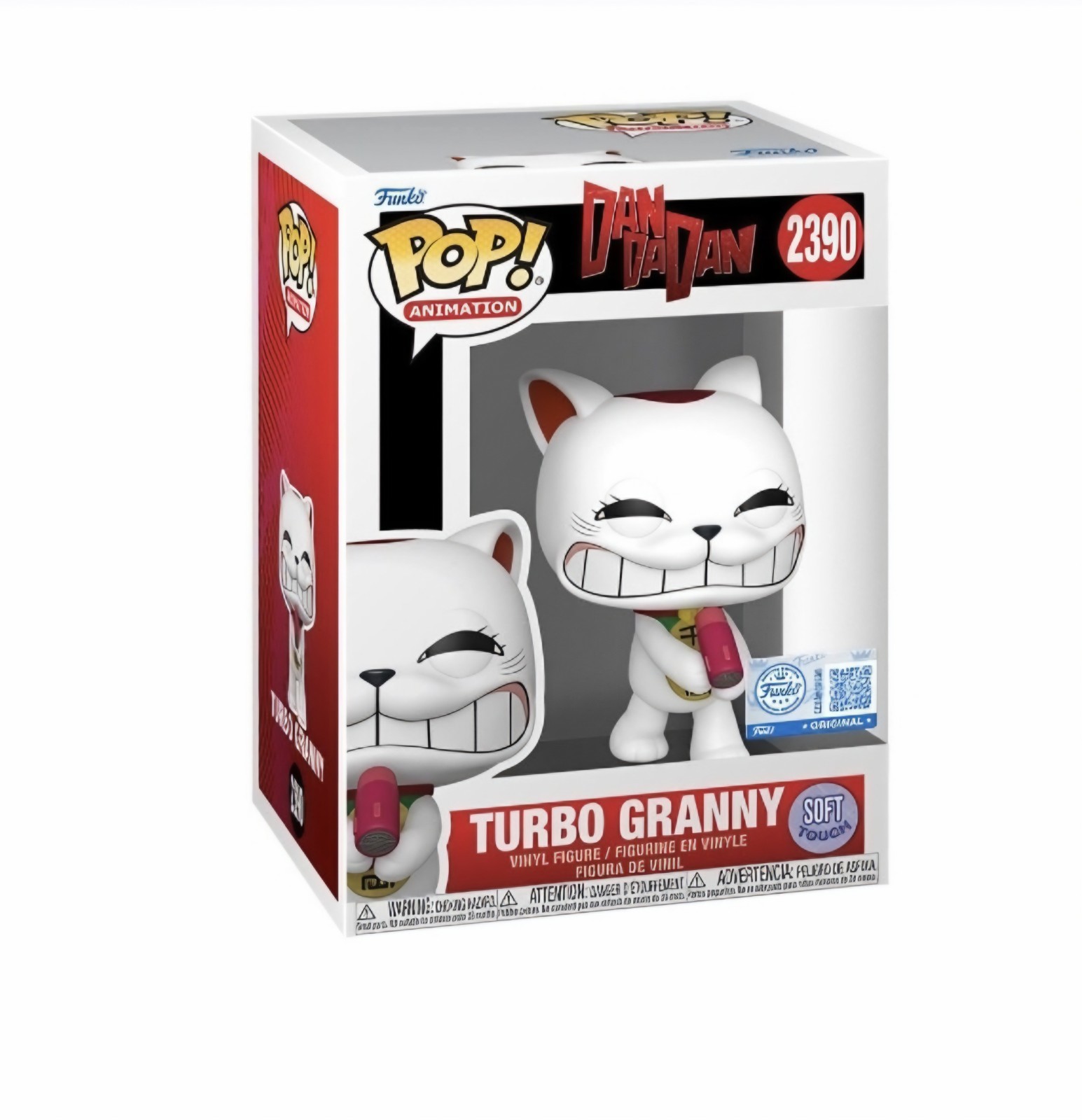 Dandadan Funko Pop Turbo Granny Soft Touch Exclusive # 2390 +Protector PreSale