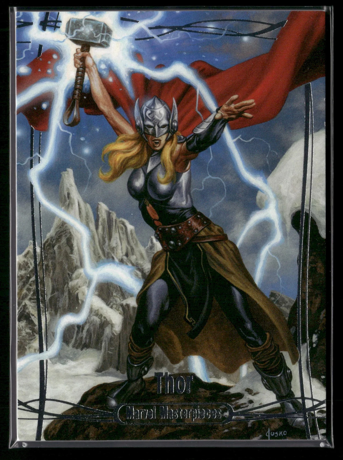 2015 Upper Deck Marvel Masterpieces Thor #52 Serial Numbered NM