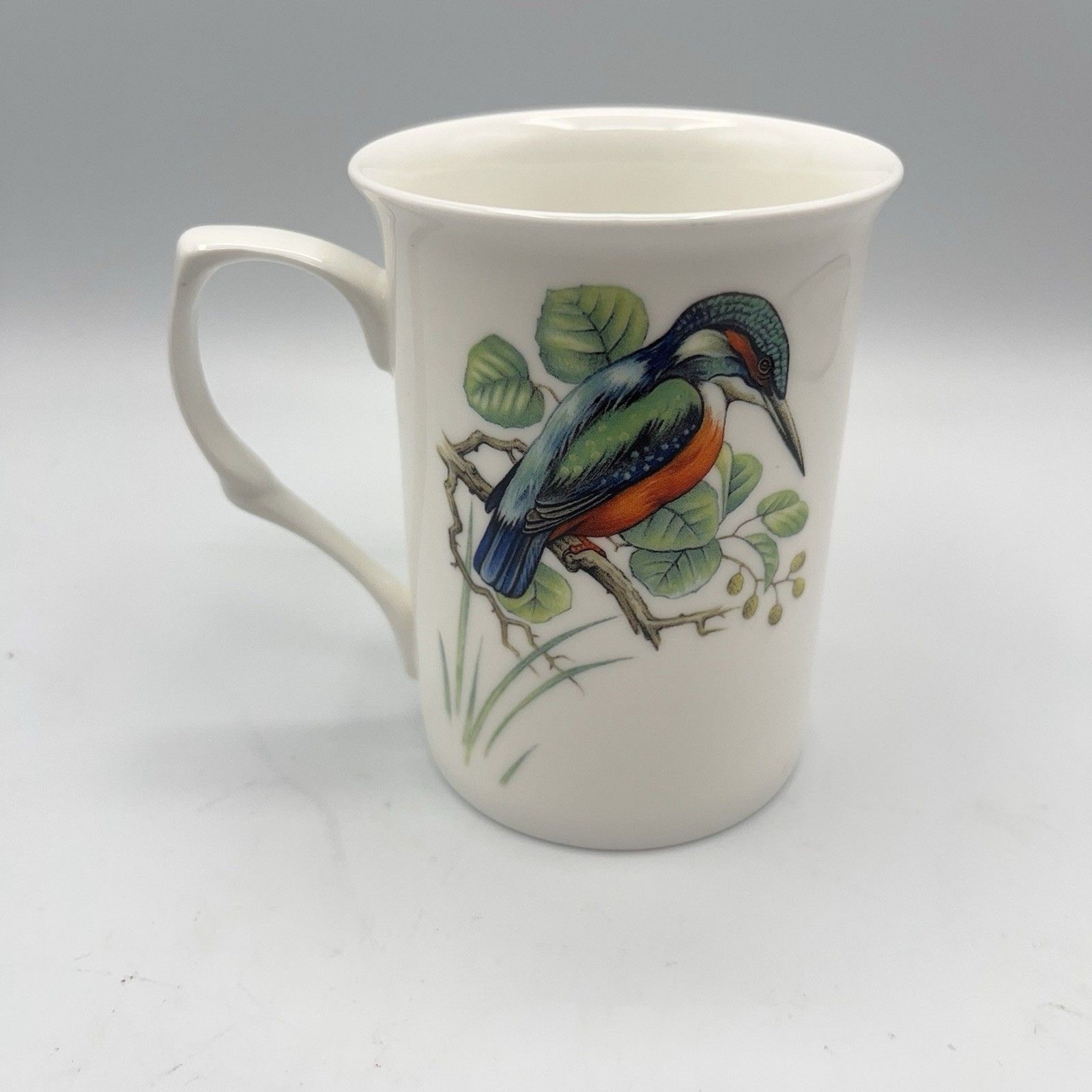 Gracie Bone China Kingfisher Bird Mug by Coastline Imports