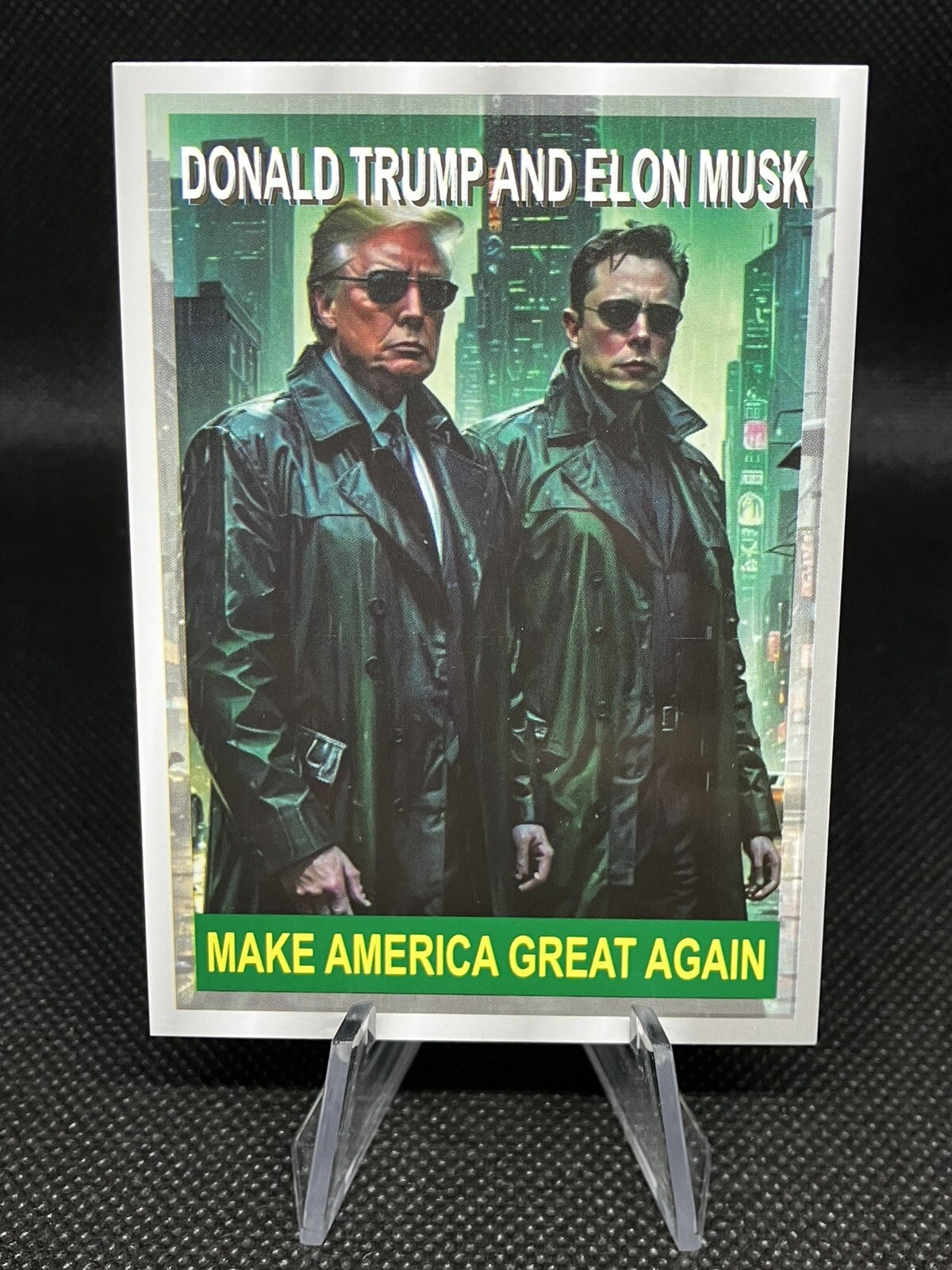 TRUMP 2024 Card – Donald Trump & Elon Musk Collectible Card | FREE SHIPPING!!