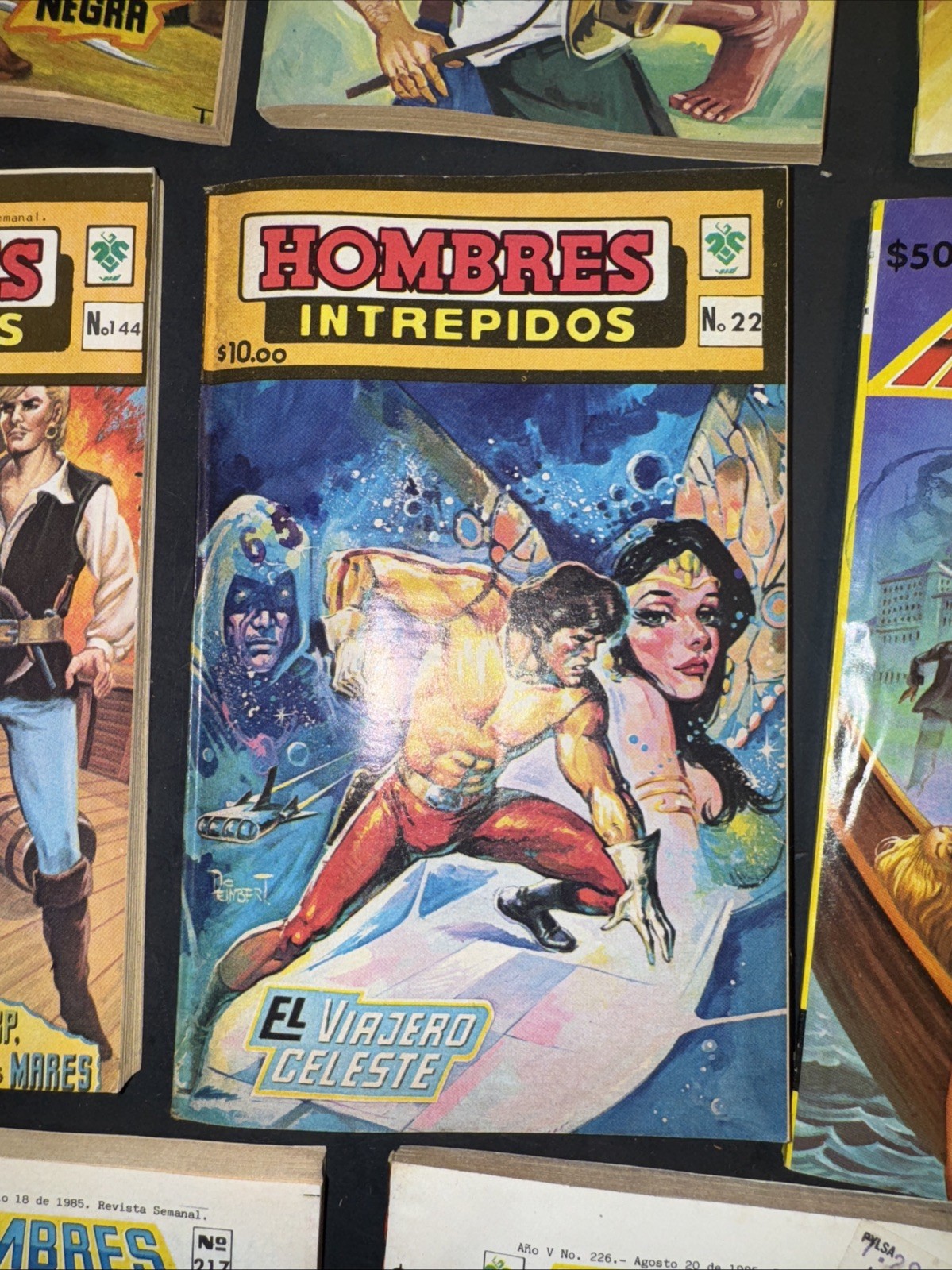 8 Issues 1985 Mexico HOMBRES INTREPIDOS HORROR COMIC Sci-fi Fantasy Pulp