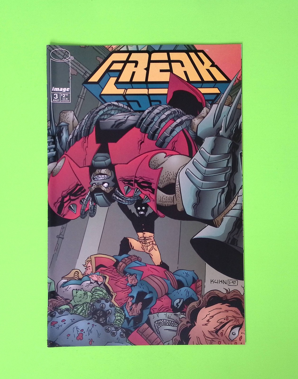 Freak Force #3 Vol. 2 1997 Image Comics High Grade Comic Book B2-18