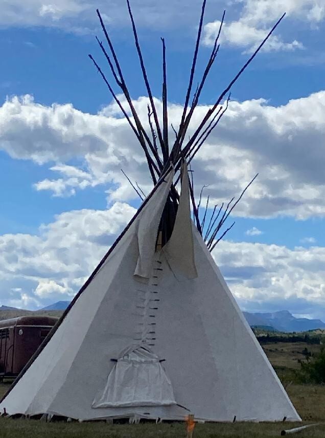 Custom Tipi in Canvas Authentic Native American Camping Lodge with or w/o liners
