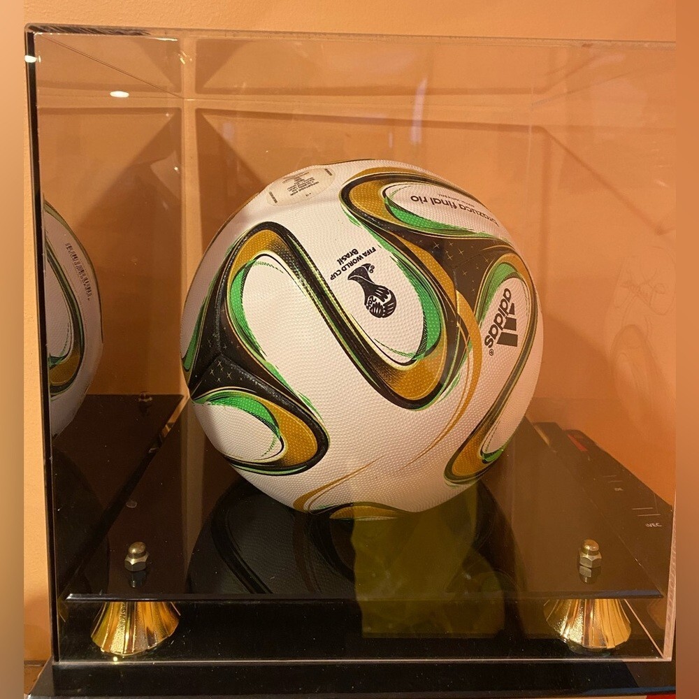2014 World Cup Adidas Soccer Ball Signed by Neyman Jr. w/ Letter of Authenticity