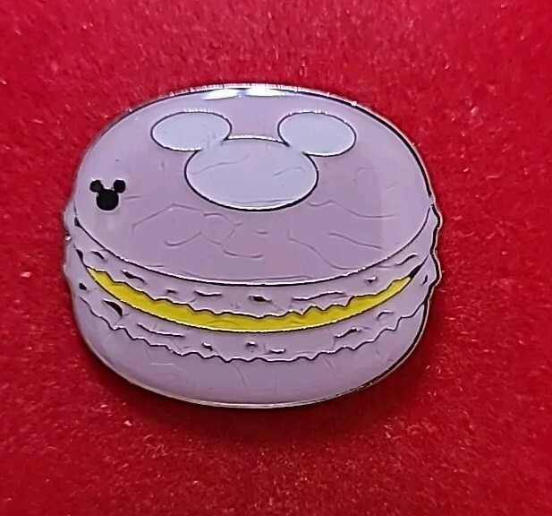 Disney Trading Pin, Hidden Mickey, Mickey Macarons, Purple, #5 of 5, 2015 65A
