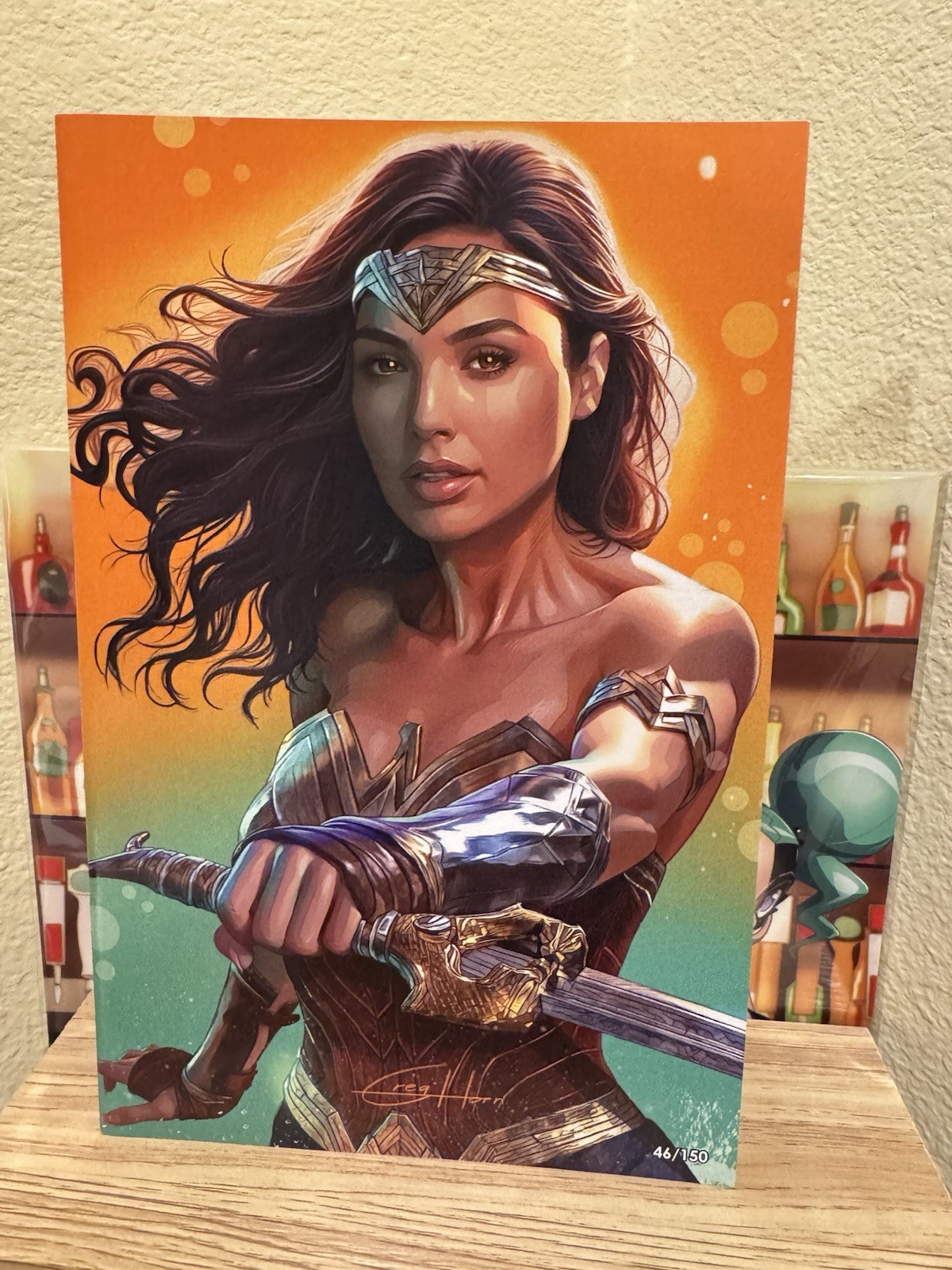 Female Force: Gal Gadot Greg Horn MegaCon Ltd 150 by Greg Horn NM W/ Top Loader