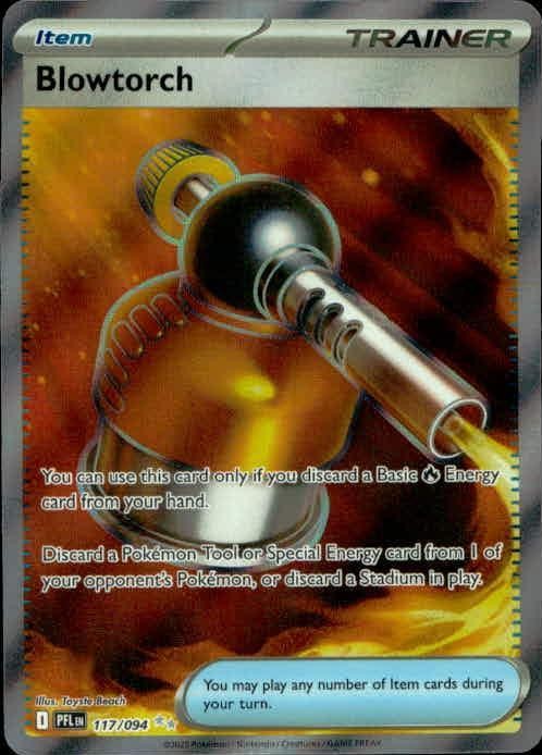 Blowtorch 117/094 Ultra Rare Phantasmal Flames Pokemon Holo NM