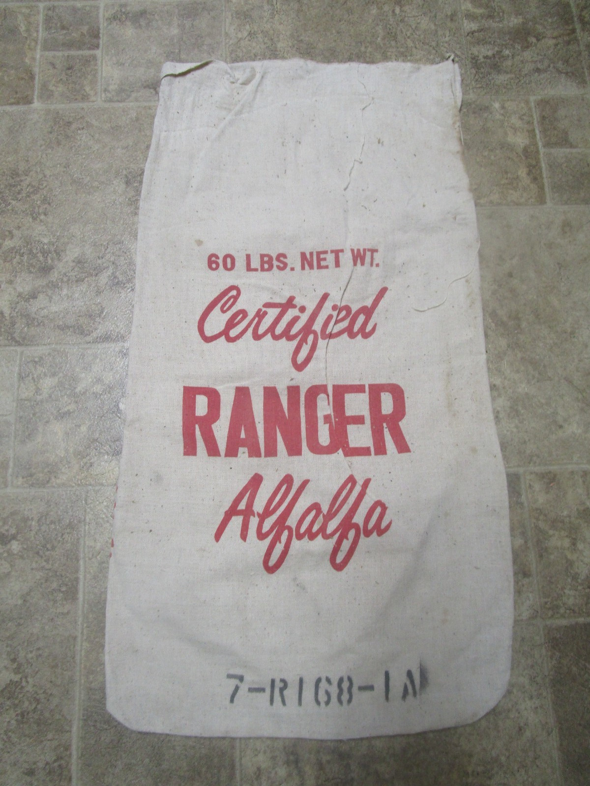 Vintage Ranger seed bag sack