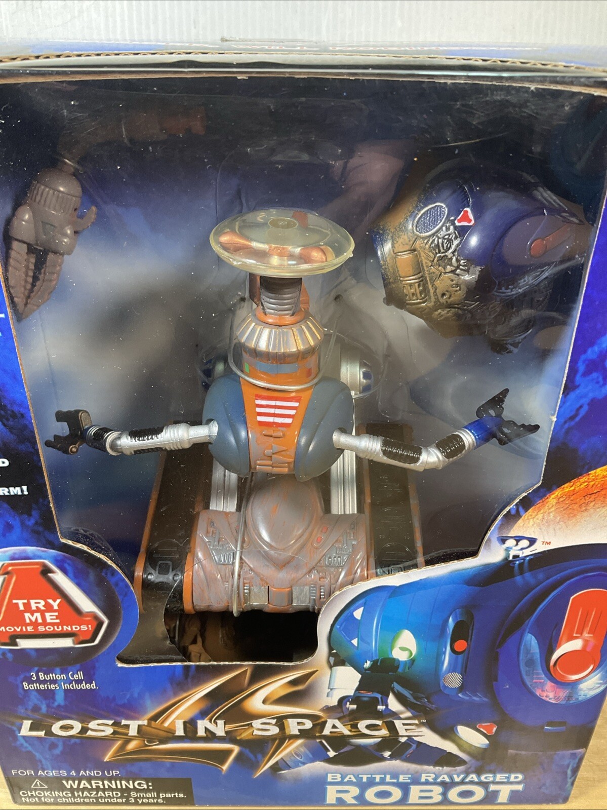 LOST IN SPACE BATTLE RAVAGED ROBOT, FOR AGES 4 AND UP