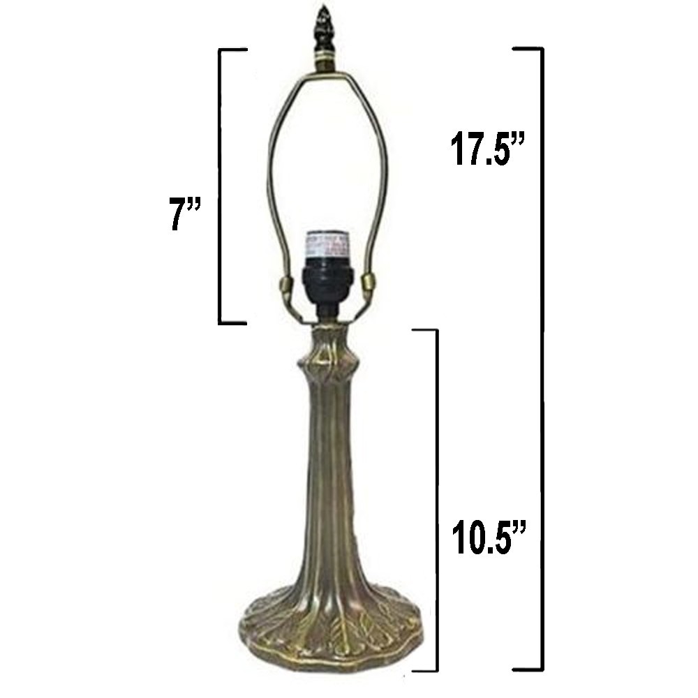Medium Handel Lamp Base – Antique Bronze Finish 17.5″