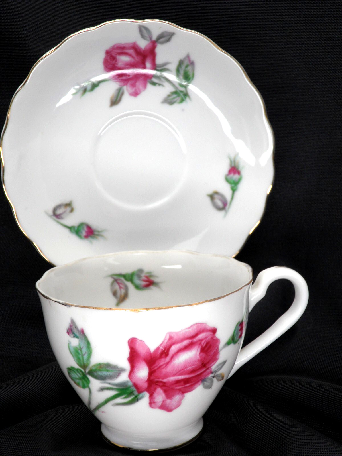 Vintage bone china Cup & Saucer – No Chips, Cracks Or Repairs -Free Shipping *51