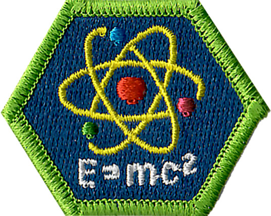 Test Lab Merit Badge PHYSICS patch – 1-1/2 inch