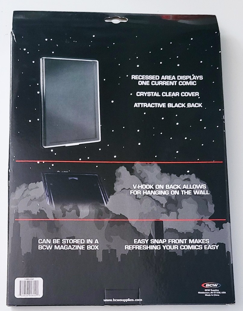 BCW Current Modern Age Comic Book Showcase Wall Mount Frame Display Case