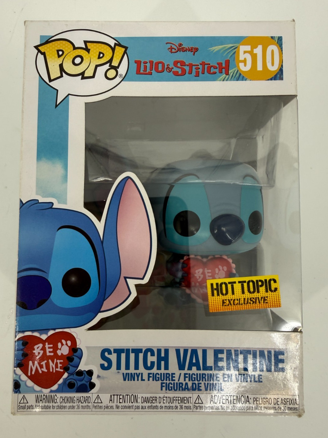 Funko Pop! Vinyl: Disney – Stitch Valentine – Hot Topic (Exclusive) #510