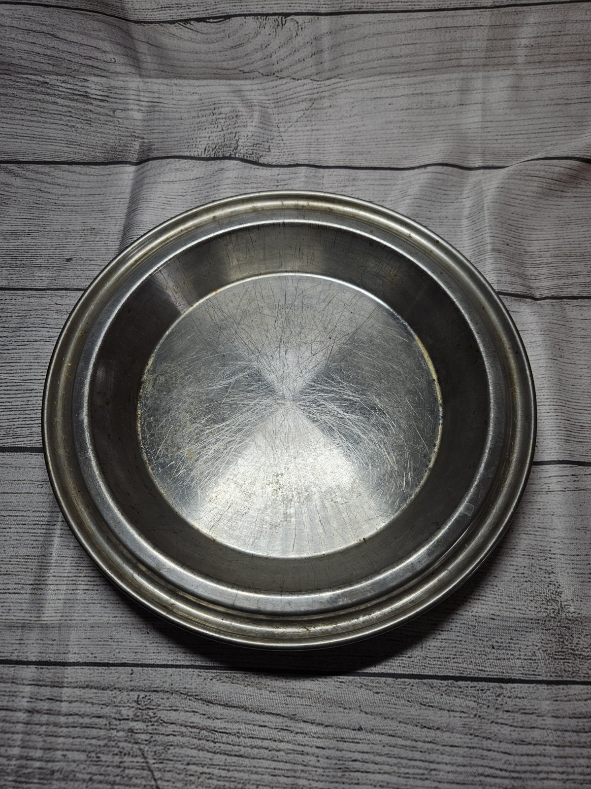 Vtg West Bend 9″ Stainless Steel Bakeware Dripless Heavy Duty Pie Pan