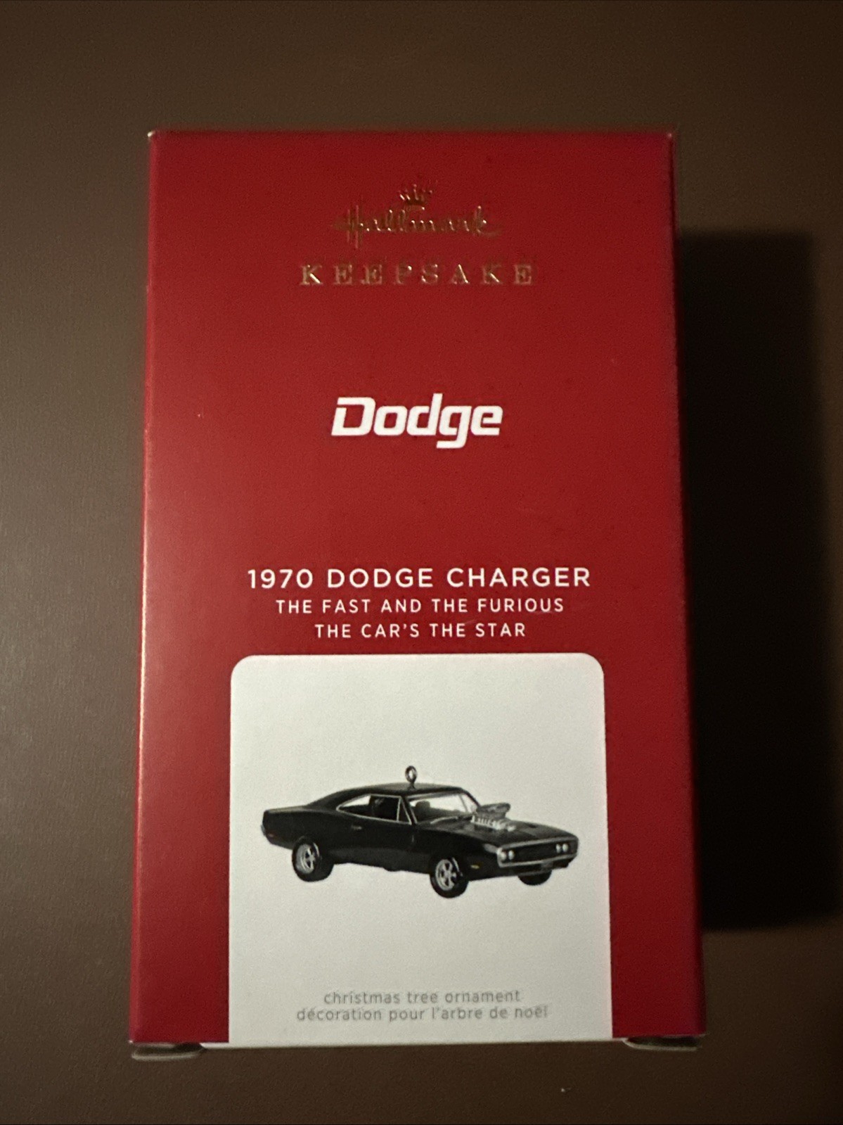 Hallmark 1970 DODGE CHARGER 2021 The Fast And The Furious Car Ornament NEW
