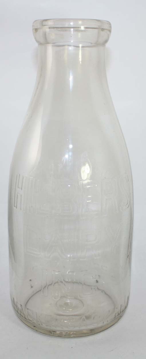 NICE BLOCK LETTER QUART HILBERS DAIRY INC. HACKENSACK N.J. BERGEN COUNTY