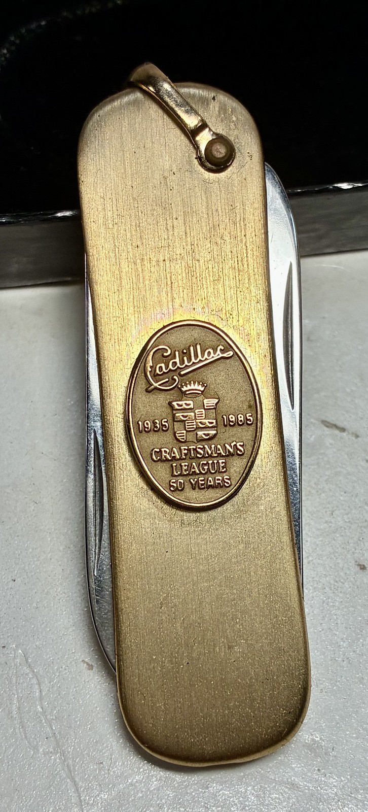NOS Cadillac 1935 – 1985 Craftsman’s League 50 Years Advertising Pocket Knife