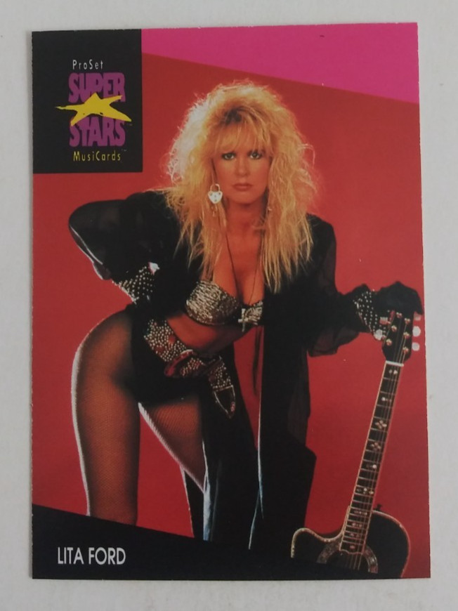 1991 Pro Set Super Stars MusiCards Lita Ford #178
