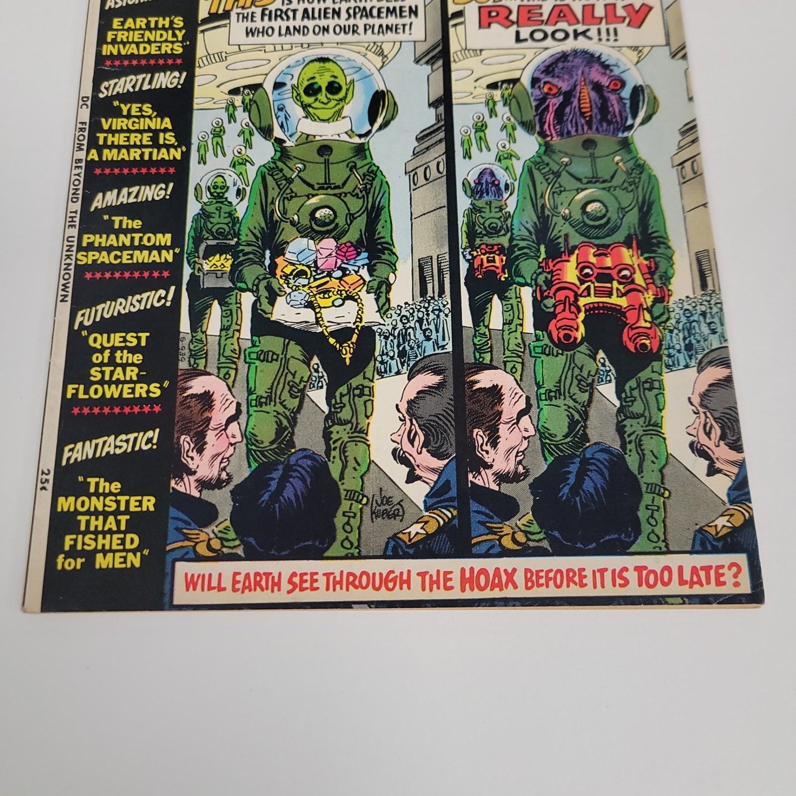 From Beyond the Unknown #13 DC Comics 1971 Bronze Age Sci-Fi Alien Joe Kubert